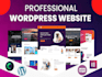 build wordpress website design, elementor or divi wordpress website development