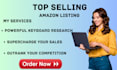 be your amazon listing expert for SEO optimization and sales growth strategy