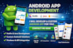 develop a professional android app using kotlin or java