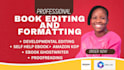 amazon kdp book editing for self help, proofread  book, nonfiction book editor