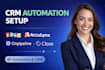 setup zoho acculynx onpipeline close crm automation