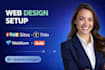 design redesign website on zoho tilda weblium duda