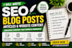 write engaging blog posts and SEO articles with best points