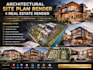 architectural site plan render and real estate plan render, house, commercial