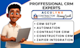 do contractor foreman acculynx honeybook congratulation crm zapier integration