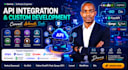 create any custom apis and integrate secure  backends
