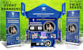 do custom canopy tents, feather flags, table clothes for your events