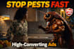 create high converting video ads for your pest control business