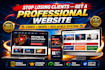 build a professional website that converts visitors into clients