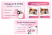 create engaging instagram and tiktok