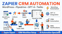 connect zapier wordpress jotform pipedrive calendly twilio gpt4 workflows