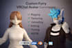 create custom 3d furry anime vtuber model, vrchat avatar with facial expression