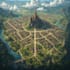 illustrate fantasy map and city map