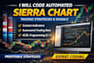 code automated sierra chart trading strategies and signals