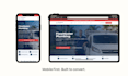 design and build a modern nextjs landing page