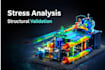 3d mechanical part modeling and fea structural analysis