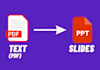 turn your PDF text into professional presentation slides