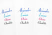 write your name or a short quote in cursive calligraphy