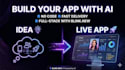 build complete your ai web app or saas using blink ai full stack builder