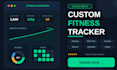 design custom fitness, nutrition and hydration tracking spreadsheets and planner