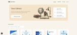 create a modern responsive react website or landing page
