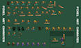 create 2d pixel art character 8 bit 16 bit animation pixel sprite sheet