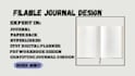design editable filable journal workbook hyperlink journal tracker lead magnet