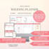 design custom CSV spreadsheet budget tracker wedding planner google sheet guest