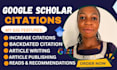 increase google scholar citations, researchgate recommendation backdate citation