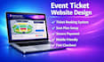 design event website, seats plan, general event, tickera website