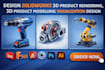 design solidwork 3d product rendering, 3d product modelling visualisation design