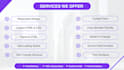 design a responsive landing page using HTML, CSS, tailwindcss, and javascript