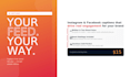 write catchy instagram and facebook captions for your brand