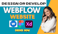 design or build webflow website figma to webflow ecommerce cms webflow expert