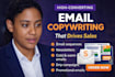 write converting email copywriting, and email sequence that sells