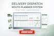 create delivery dispatch spreadsheet, route planner and driver tracker in excel