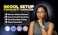 do skool community, skool course upload, skool management, skool online course