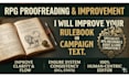 proofread and improve your rpg rulebook or campaign text