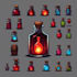 generate isometric 16 bit 2d rpg game assets and environment tile sets