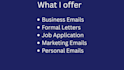 write professional emails for business and personal usage