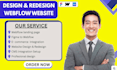 design webflow website, figma to webflow expert or framer
