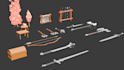 turn your idea into a low poly game assets