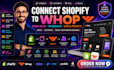 connect shopify to whop digital store setup whop membership whop skool community