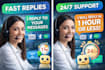 reply to your customer messages professionally and quickly