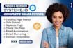 build systeme io landing page systeme io sales funnel automation squeeze page