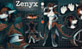 furry reference sheet furry art furry ref sheet fursona for fursuit character