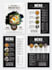 design amazing editable food restaurant menu