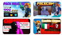 professional and vibrant minecraft youtube thumbnails