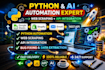 custom python automation script or bot fast