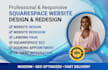 build squarespace website design and redesign squarespace website development